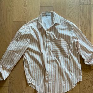 AYR Deep End Button Down Blush Size M